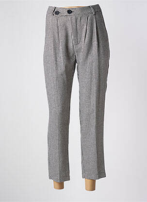 Pantalon 7/8 talie înaltă talie înaltă gri BRAND UNIQUE femeie