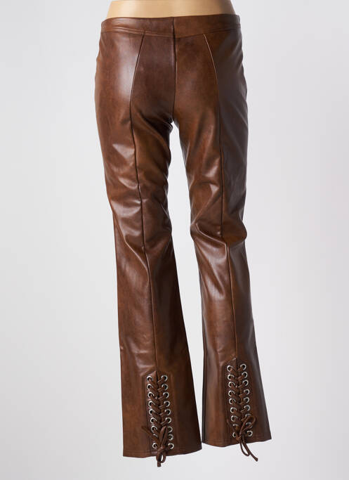 Pantalon evazat maro ROTATE femeie