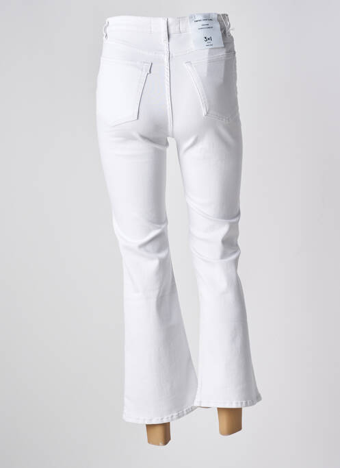 Blugi cu croială evazată alb 3X1 N.Y.C femeie