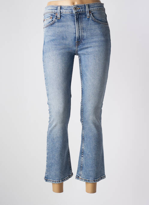 Blugi cu croială evazată albastru RE / DONE femeie