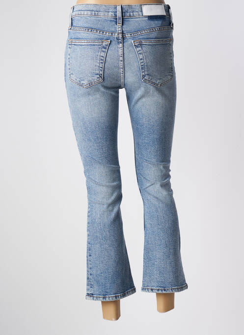 Blugi cu croială evazată albastru RE / DONE femeie