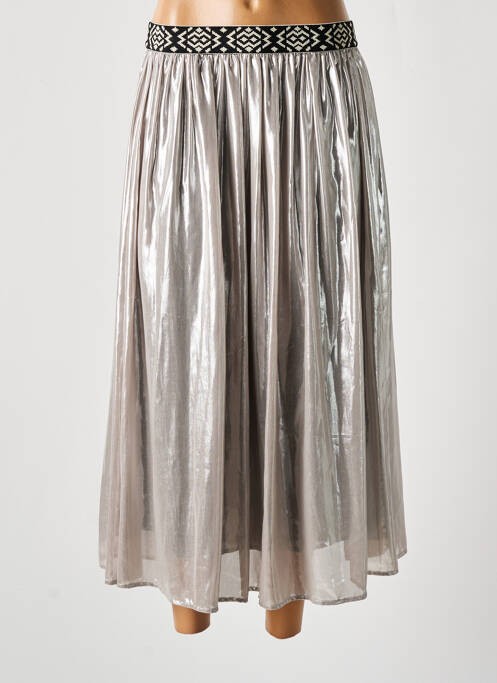 Fustă midi gri SHIRTAPORTER femeie