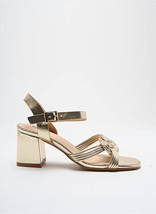 Sandale/Pantofi decupați auriu ELUE PAR NOUS femeie
