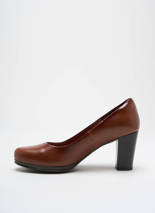 Pantofi cu toc maro KARSTON femeie