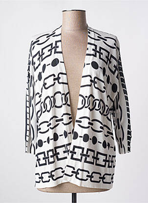 Vestă cu mâneci lungi alb JEI'S BY LETIZIA DENARO femeie