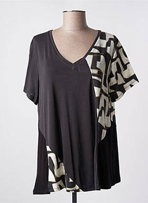 Top negru OZAI N KU femeie