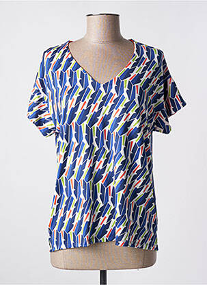 Top albastru SCORZZO femeie