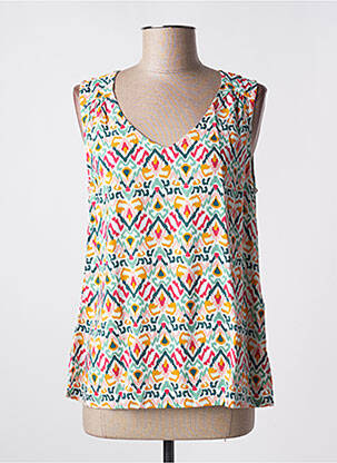 Top alb TRANQUILLO femeie