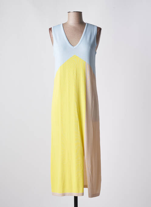 Rochie pulover galben SCORZZO femeie