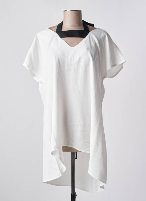 Tunică mâneci scurte alb LOTUS EATERS femeie