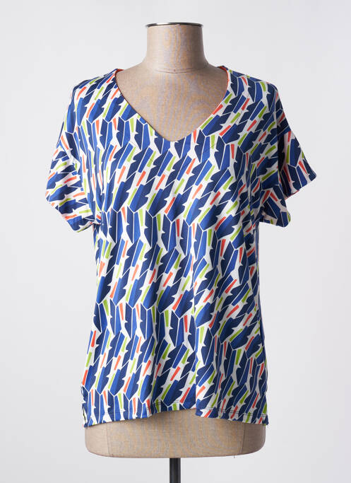 Top albastru SCORZZO femeie