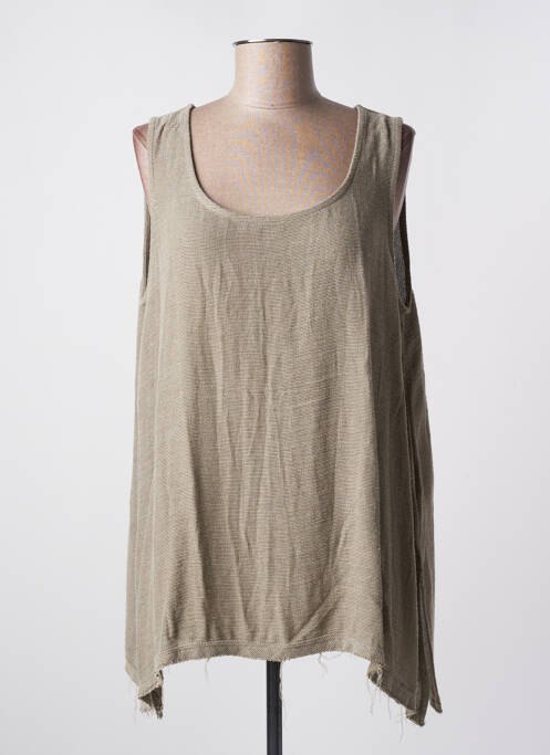 Tunică fără mâneci verde OZAI N KU femeie