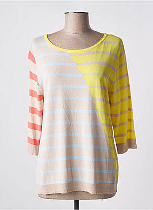 Pulover bej SCORZZO femeie