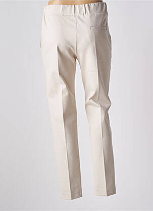 Pantalon slim talie elastică mărime normală bej LAFTY LIE femeie