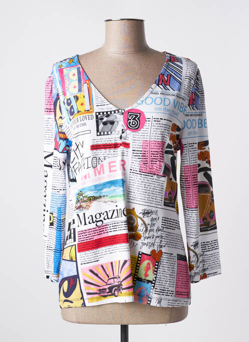 Tricou alb DOLCEZZA femeie