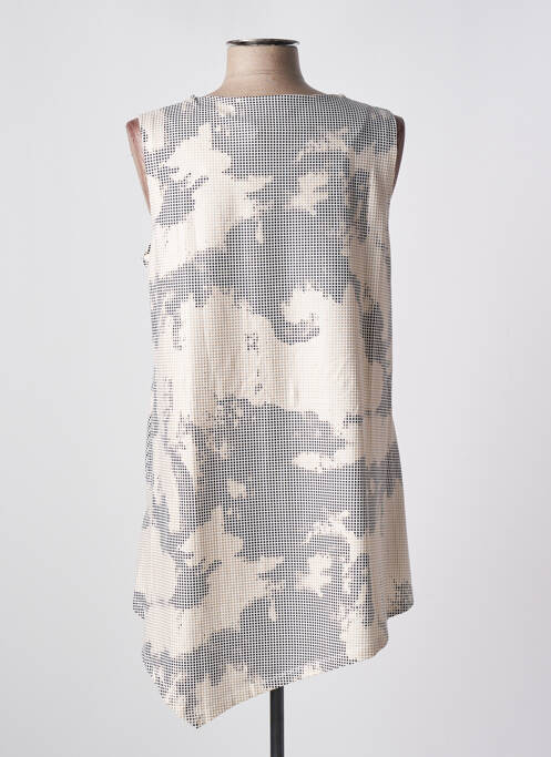 Tunică fără mâneci bej LUUKAA femeie