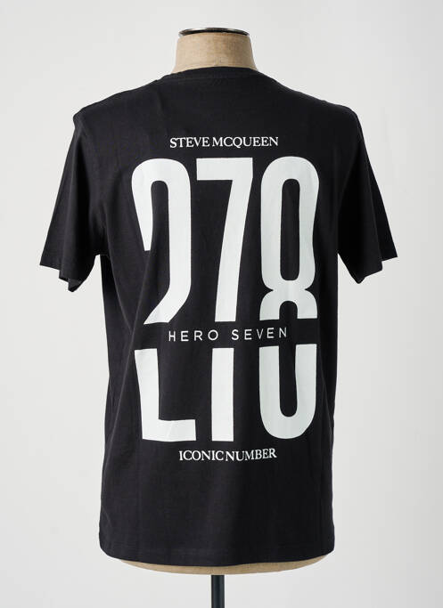 Tricou negru HERO SEVEN bărbat