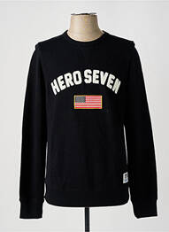 Hanorac țesătură jersey mâneci lungi negru HERO SEVEN homme