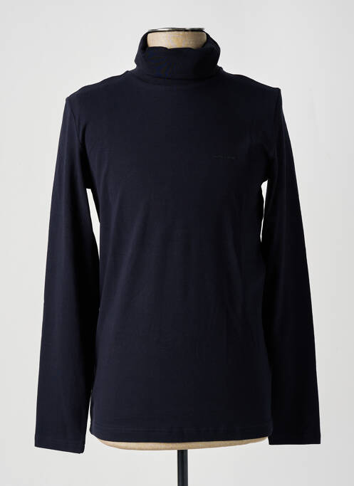 Pulover cu guler înalt albastru PIERRE CARDIN bărbat