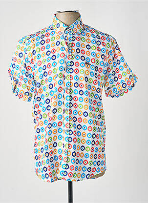 Cămașă cu mâneci scurte alb THE SURFCAR bărbat