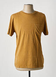 Tricou elasticitate mâneci scurte maro FREEMAN T.PORTER homme