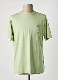 Tricou broderie mâneci scurte verde GANT bărbat