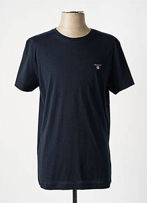 Tricou broderie mâneci scurte albastru GANT bărbat