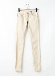Blugi skinny elasticitate talie joasă bej ONLY femeie