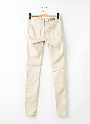 Blugi skinny elasticitate talie joasă bej ONLY femeie