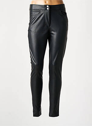 Pantalon slim talie înaltă talie înaltă negru ONLY femeie