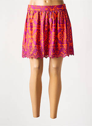 Fustă scurtă portocaliu ONLY femeie