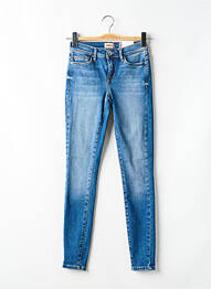 Blugi skinny elasticitate talie joasă albastru ONLY femeie