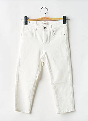 Corsar țesătură denim talie joasă alb ONLY femeie