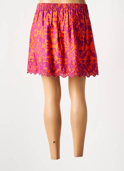 Fustă scurtă portocaliu ONLY femeie