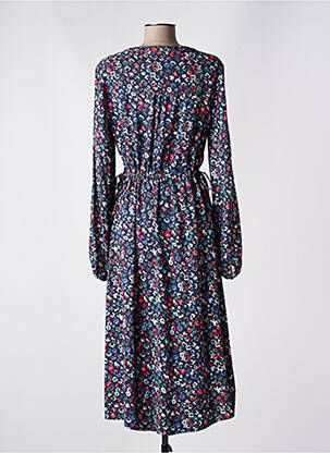 Rochie midi imprimeu floral mâneci lungi albastru CECIL femeie