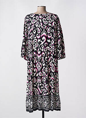 Rochie midi mâneci 3/4 mâneci 3/4 negru CECIL femeie
