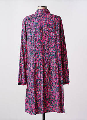 Rochie midi imprimeu fantezie mâneci lungi roz CECIL femeie