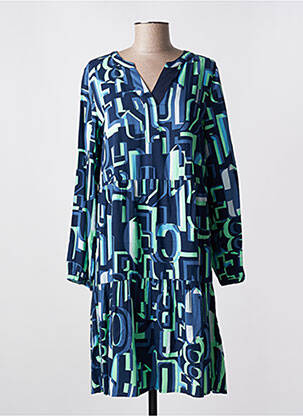 Rochie midi mâneci lungi mâneci lungi albastru CECIL femeie
