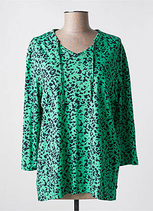 Tricou mâneci 3/4 mâneci 3/4 verde CECIL femeie