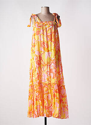 Rochie lungă portocaliu L'ATELIER D'ANNA femeie