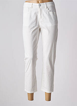 Pantalon trei sferturi alb S.QUISE femeie