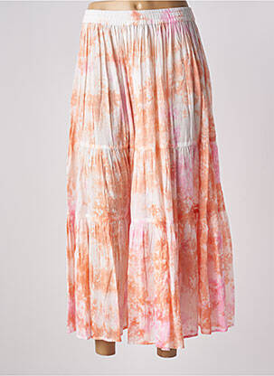 Fustă midi portocaliu L'ATELIER D'ANNA femeie