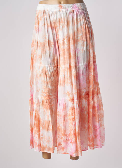 Fustă midi portocaliu L'ATELIER D'ANNA femeie