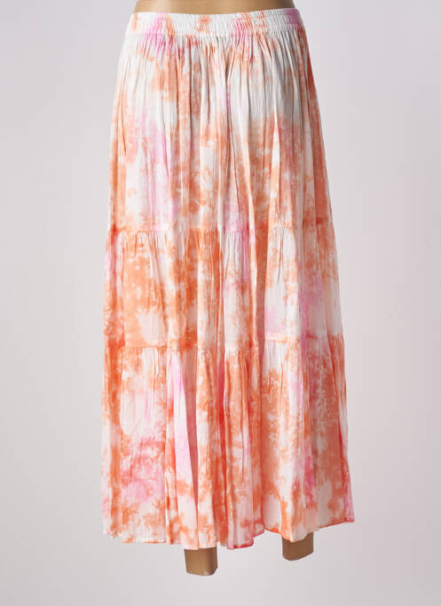 Fustă midi portocaliu L'ATELIER D'ANNA femeie