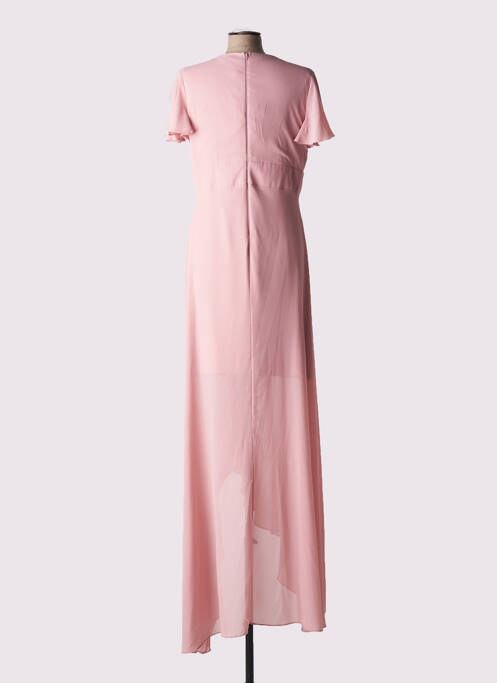 Rochie lungă roz QUEEN SIZE femeie