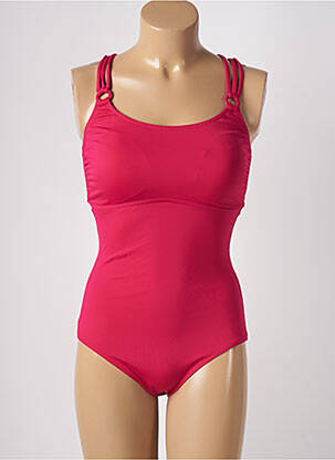 Costum de baie dintr-o singură piesă efect material satinat sutien cu susținere înaltă și burete detașabil roz ESPRIT femeie