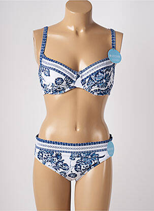 Costum de baie din două piese albastru OLYMPIA femeie