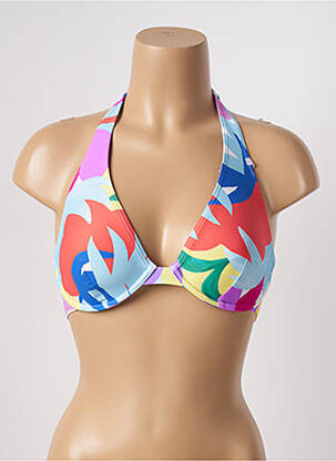 Sutien de costum de baie elasticitate sutien cupe întregi cu decolteu înalt albastru ESPRIT femeie