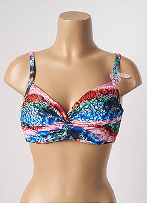 Sutien de costum de baie elasticitate sutien cupe întregi cu decolteu înalt albastru ESPRIT femeie