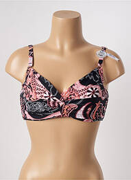 Sutien de costum de baie elasticitate sutien cupe întregi cu decolteu înalt negru ESPRIT femme